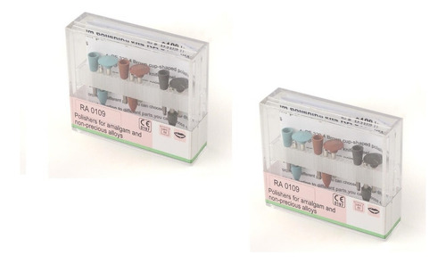 2 Cajas Kit Fresas Para Pulir Amalgama Gscii