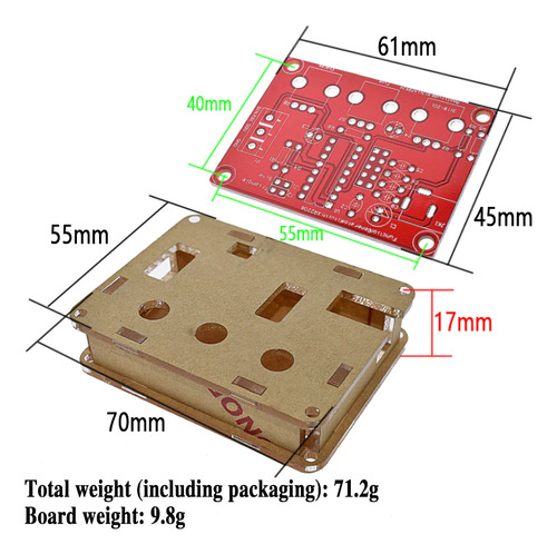 Generador De Funciones Xr2206 Ondas 1hz-1mhz Diy Kit