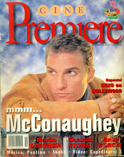 Cine Premiere No. 25 Oct/1996 Mcconaughey