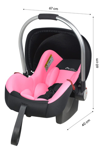 Portabebé Mecedora Tipo Moisés Diseño Ergonómico Capota