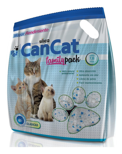 Piedras Silica Cancat Family Pack 7,6 L