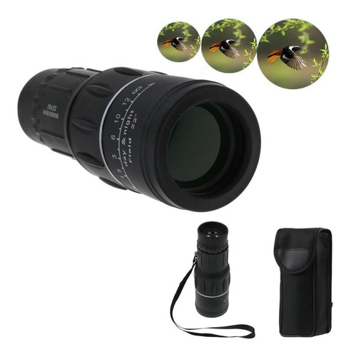 Monóculo Luneta 16x52 Profissional Tático Telescópio Foco 8k