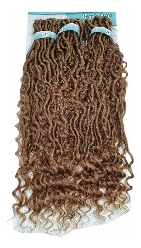 Cabelo Boho Goddess Loc Cherey Fibra Sintética 275g Crochet