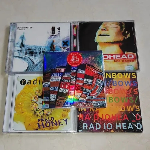 Rock Clásico Radiohead Radiohead Cinco Álbumes En Pack De 5c