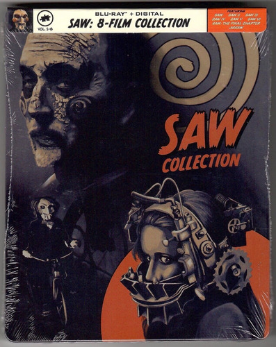 Blu-ray Saw Collection / Juego Del Miedo / 8 Films Steelbook