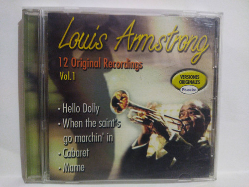 Louis Armstrong 12 Original Recordings Vol.1 Cd