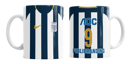 Imagen 2 de 5 de Taza Personalizada Alianza Lima X Mayor