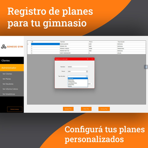 Sistema Software Para Gimnasio (licencia De Por Vida)