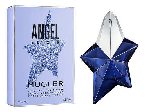 Perfume Femenino Mugler Angel Elixir Edp 50ml Recargable