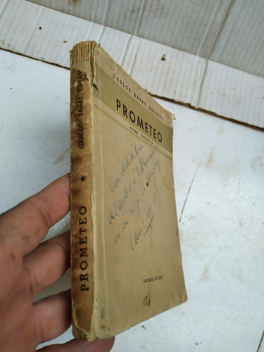 Poema Prometeo 1958 Carlos Sabat Firmado 