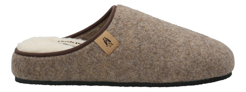 Pantufla Fieltro Hombre Slipper Felt Café Hush Puppies