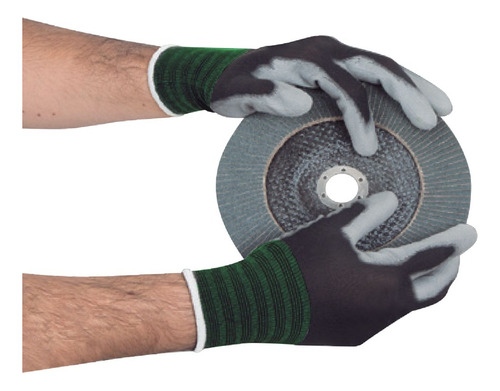 Guantes De Nylon Recubiertos De Poliuretano, M, Truper 13291