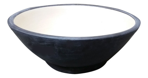 Bacha Ceramica Redonda 35 Cm Eliptica Diseño Baño Vanitory
