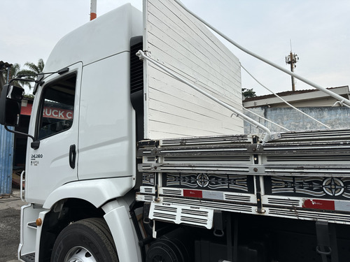Vw 24280 2022 Carroceria 11 Pneus Novos Ñ 24260 Atego 2426