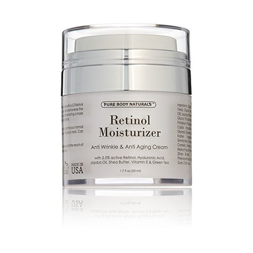 Pure Naturals Cuerpo Retinol Anti-aging Cream, 1.7 Fl. Onza