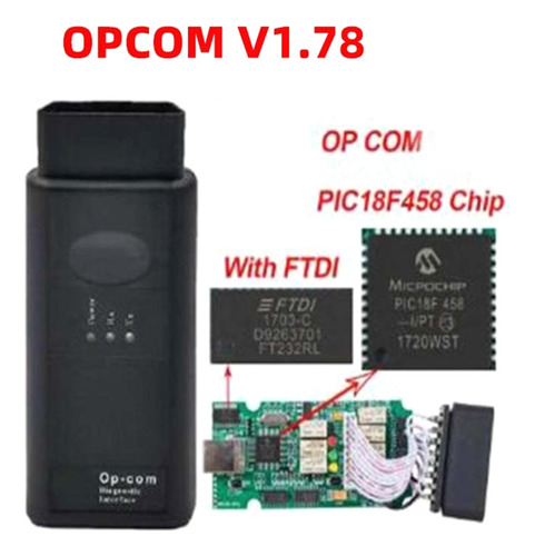 (199 #mold) Chip Obd2 Op-com Opcom V1.70 V1.78 V1.99 Ferrame