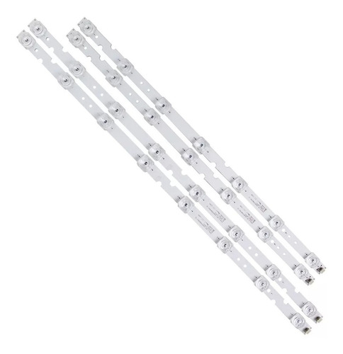 Kit Barras De Led Original Semp Tcl 55p65us 55p65 Nova C/ Nf