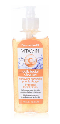 Dermactin-ts - Limpiador Facial Diario Con Vitamina 5.85 Oz