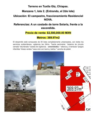 Terreno en venta