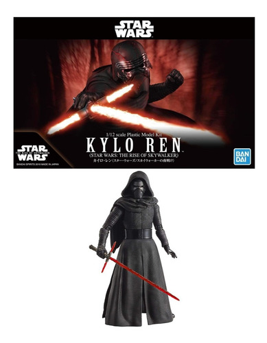 Imagen 1 de 2 de 1/12 Kylo Ren Star Wars Bandai Model Kit