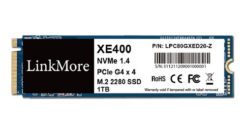 Linkmore Xe400 1tb M.2 2280 Pcie Gen 4x4 Nvme 1.4 Ssd Intern