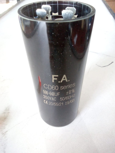 Capacitor  De Arranque 590-708 Mfd 220v