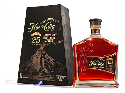 Ron Flor De Caña 25 Años 750ml Estuche Importado Nicaragua