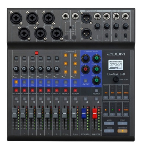 Zoom Mixer Livetrak L8 127/220v