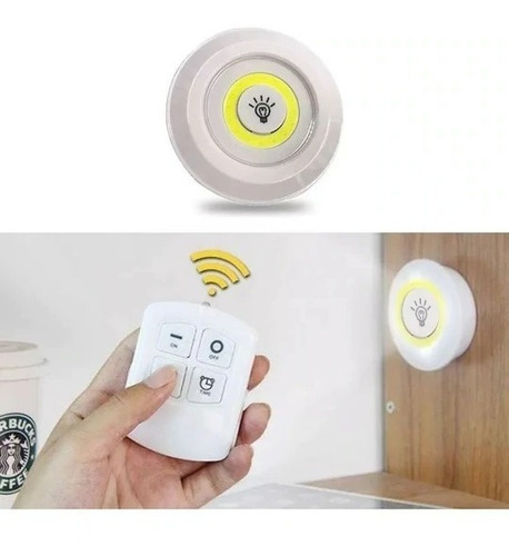 Imagen 4 de 7 de Luces Led Inalámbricas Con Mando A Distancia Juego De 3