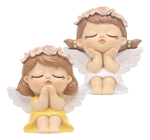 2 Piezas De Estatuilla De Ángel For Niñas, Adorno Para