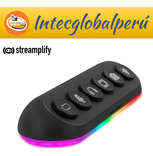 Hub Usb 3.0 Streamplify Deck 5 Rgb Con 5 Puertos