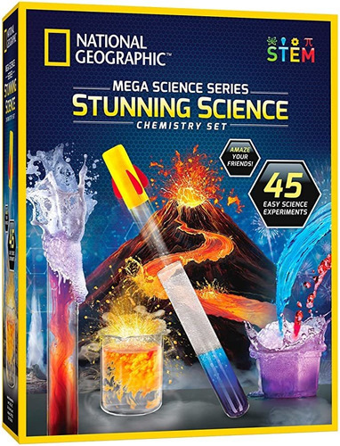 National Geographic Mega Science - Kit De Química Con Más.