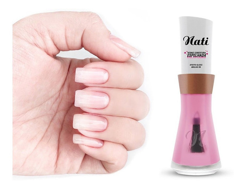 Imagem 2 de 2 de Esmalte Nati Colorfix - Verniz Cobertura Espelhada