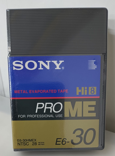 Cassette Digital8 Hi8 Sony Pro Me E6-30, 1 Pz