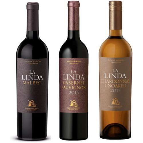 Vino La Linda Malbec + Cabernet + Chardonnay Oferta