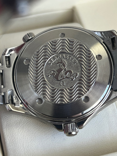 Reloj Omega Seamaster Plateado Azul Marino Azul (Usado)
