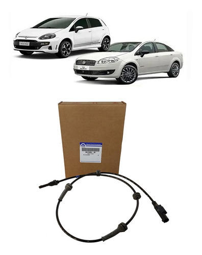 Imagem 1 de 7 de Sensor Abs Traseiro Direito Original Linea Punto Mopar