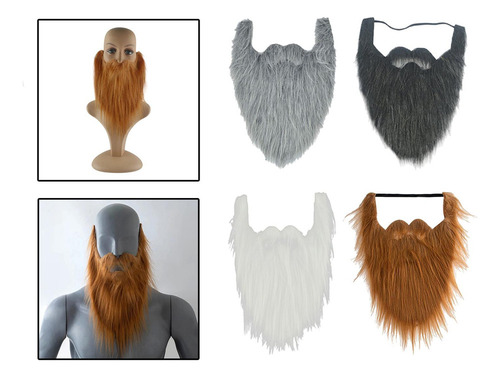 * Acessórios Para Fantasia De Barba Longa Falsa