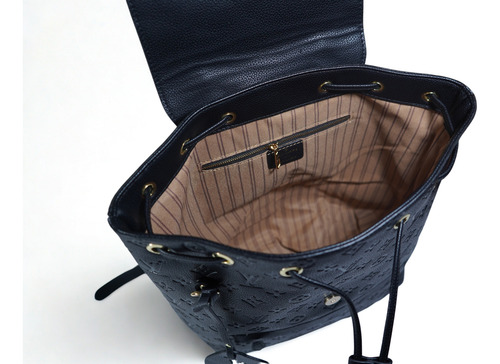 Mochila Urbana De Mujer - Louis Vuitton - Negra - Atemporal Negro Texturado