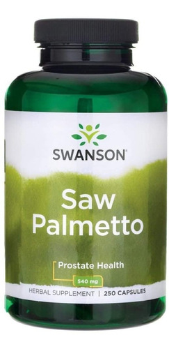 Saw Palmetto Swanson Usa 250cap 540mg Puro Envio Gratis