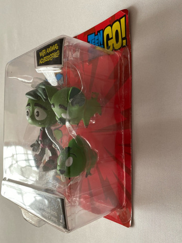 Chico Bestia Beast Boy Teen Titans Go Jazwares 2017 10cms (Usado)