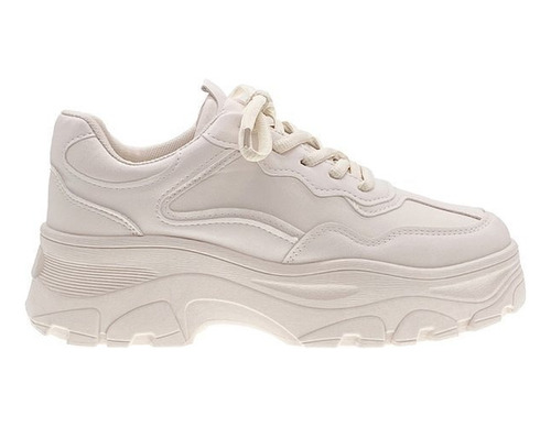 Zapatillas Tenis Mujer Plataforma Blancas