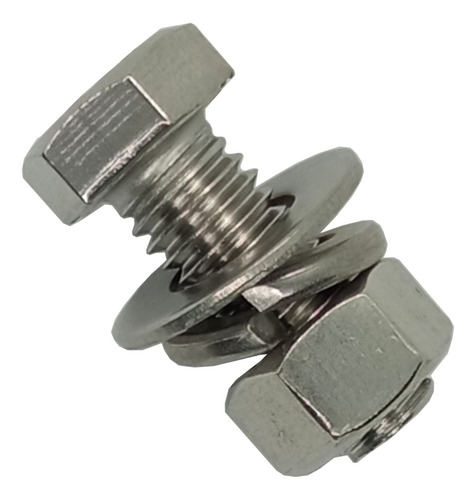 Tornillo Hexagonal Inoxidable 3/8 X 1 + Accesorios (25pzs)