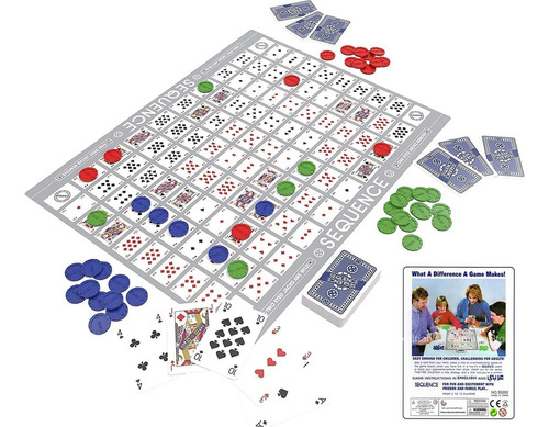 Sequence Clasico Juego De Mesa Estrategia 104pcs