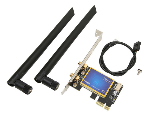 M Adaptador Pcie Nic, Tarjeta Wifi Pciex1, 1200 Mbps,