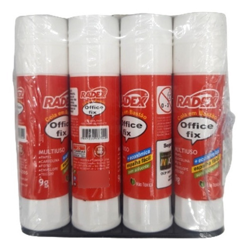Cola Bastão Atóxica Radex 12 Unidades 