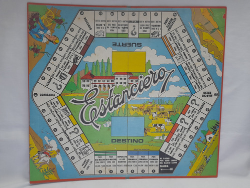 Juego De Mesa Antiguo, Estanciero (Usado)