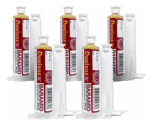 5x Baramid Mata Barata Inseticida Hidrametilnona Seringa 30g