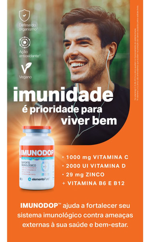 Multivitaminico Imunodop Elemento Puro 120 Caps Premium
