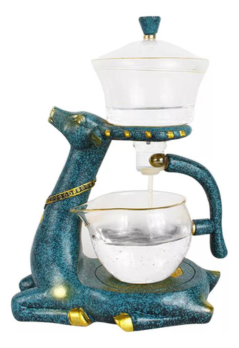 Q Juego De Tazas De Té Con Infusor De Tetera De Vidrio De